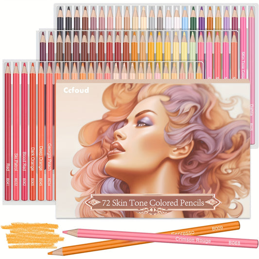 Professional Colored Pencils Set -- 72 Colors